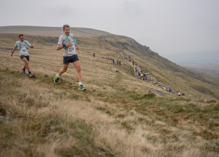 Clovis Chaverot and Yannick Noel on the Three Peaks Course