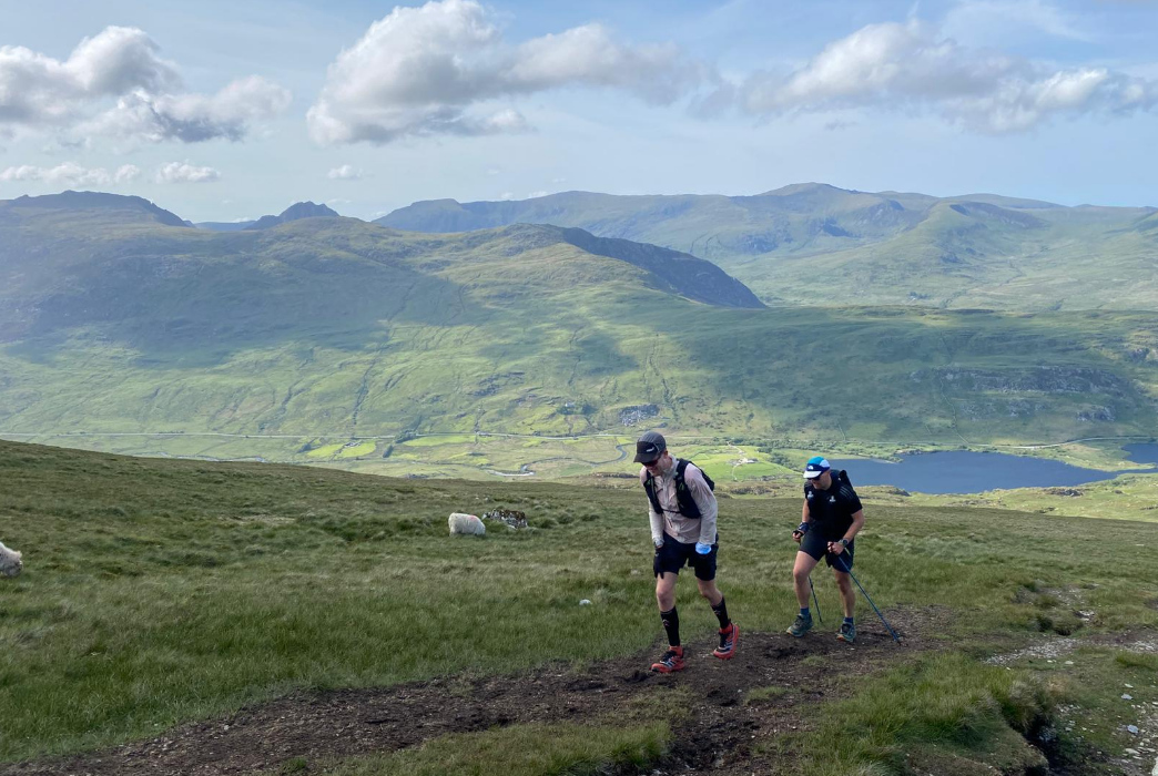 Alex Staniforth during his 446 Mountains challenge.